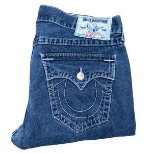Vintage True Religion Jeans Size 36 SKINNY FLAP T Blue